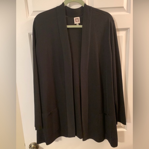 Anne Klein black cardigan - Picture 1 of 4
